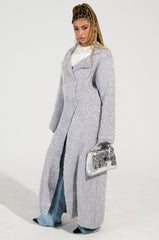 RELAXED FIT GLITTER TRENCH