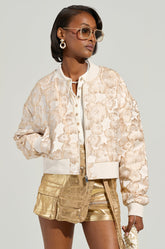 BEAUVAIS BROCADE BOMBER