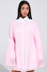 BE READY IN 5 SWEATER DRESS