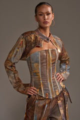 IN THE FUTURE RHINESTONE BOLERO