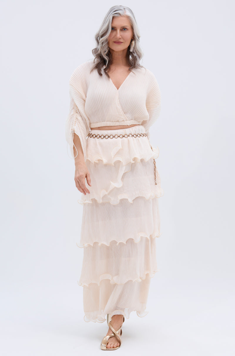 RUFFLE HEAVEN MAXI SKIRT