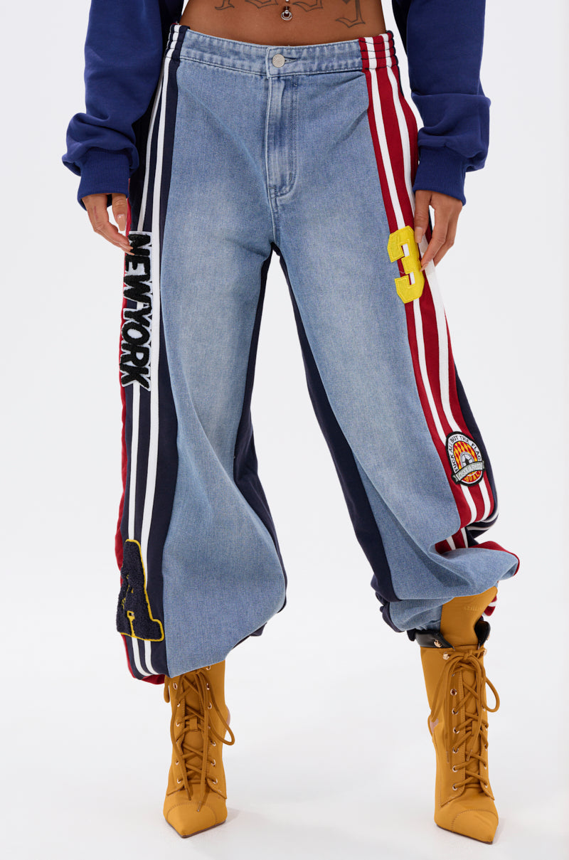 LIGHTS OUT TWO-IN-ONE JEANS