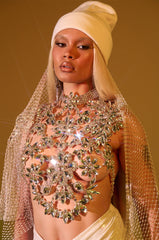 ICE QUEEN RHINESTONE TOP