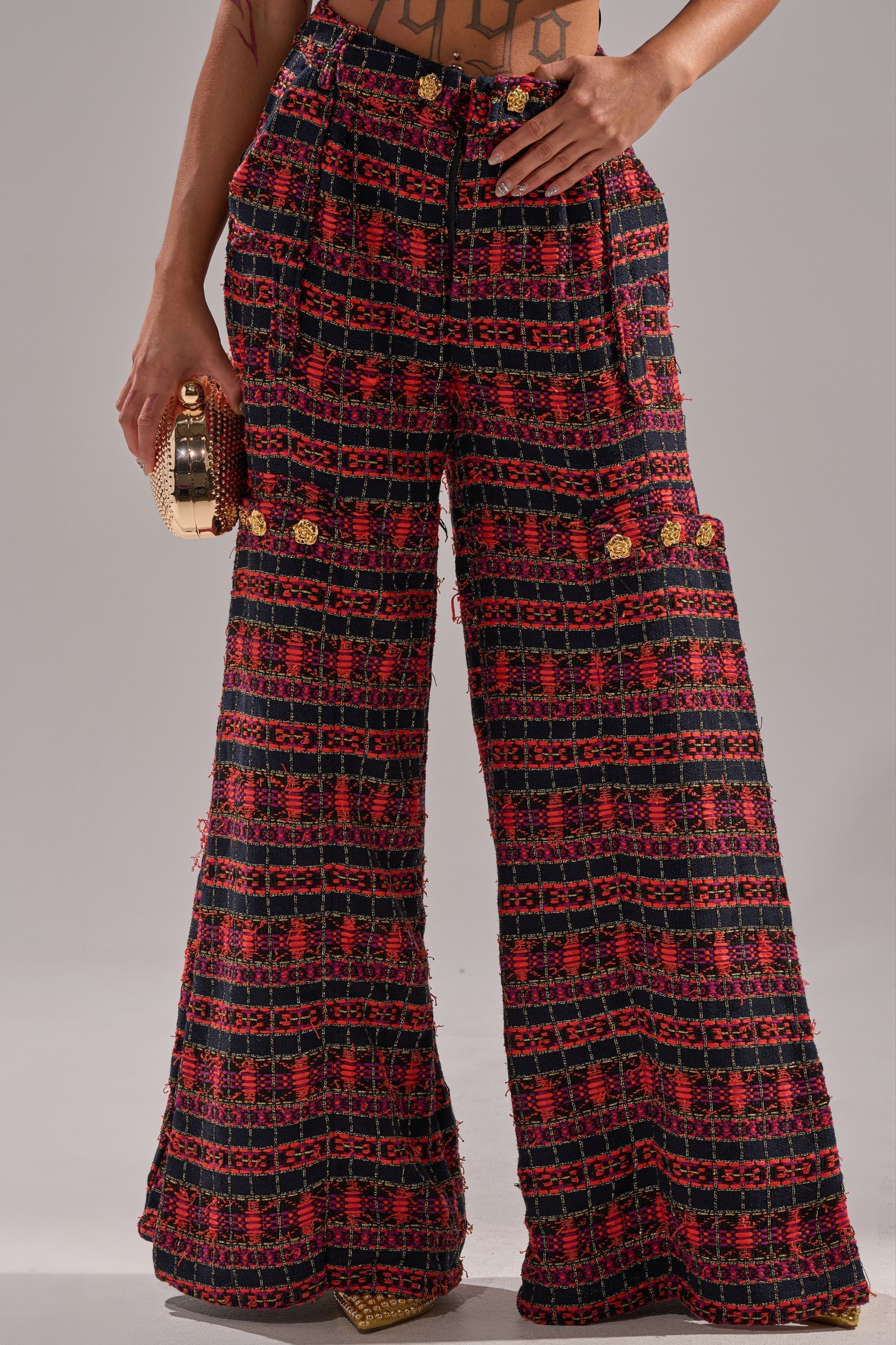 ONLY THINK ABOUT YOU TROUSER IN TWEED