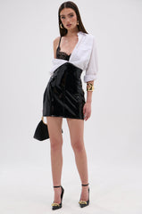 LETS DO BUSINESS MINI SKIRT