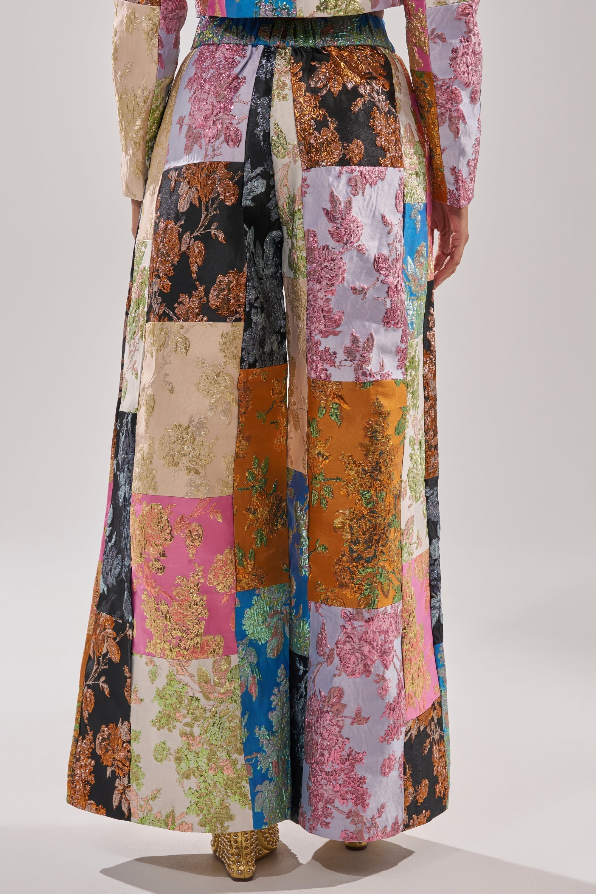 LOLITA PATCHWORK BROCADE TROUSER