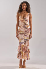 LOVER GIRL SLINKY MIDI DRESS
