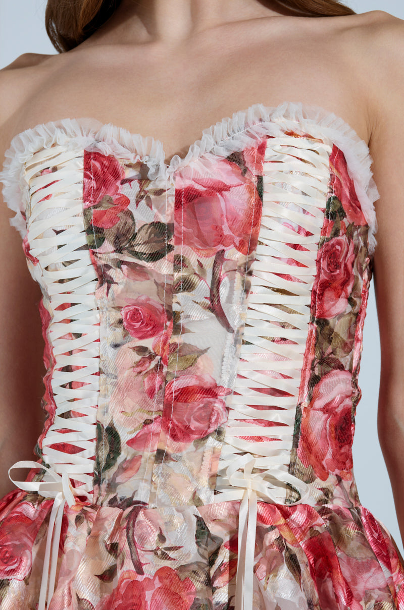 KEEP DREAMIN FLORAL MINI DRESS