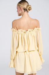 ON YOUR MIND CHIFFON MINI DRESS