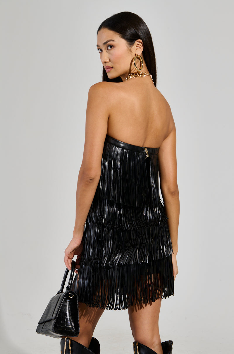 FRINGE ME UP MINI DRESS