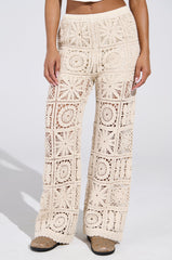 CROCHET KNIT PANT