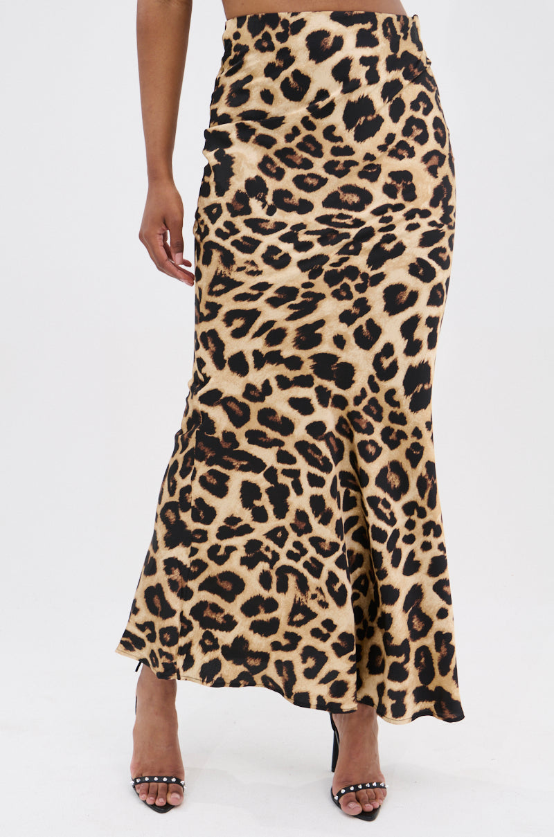 LOSING IT CHEETAH MAXI SKIRT