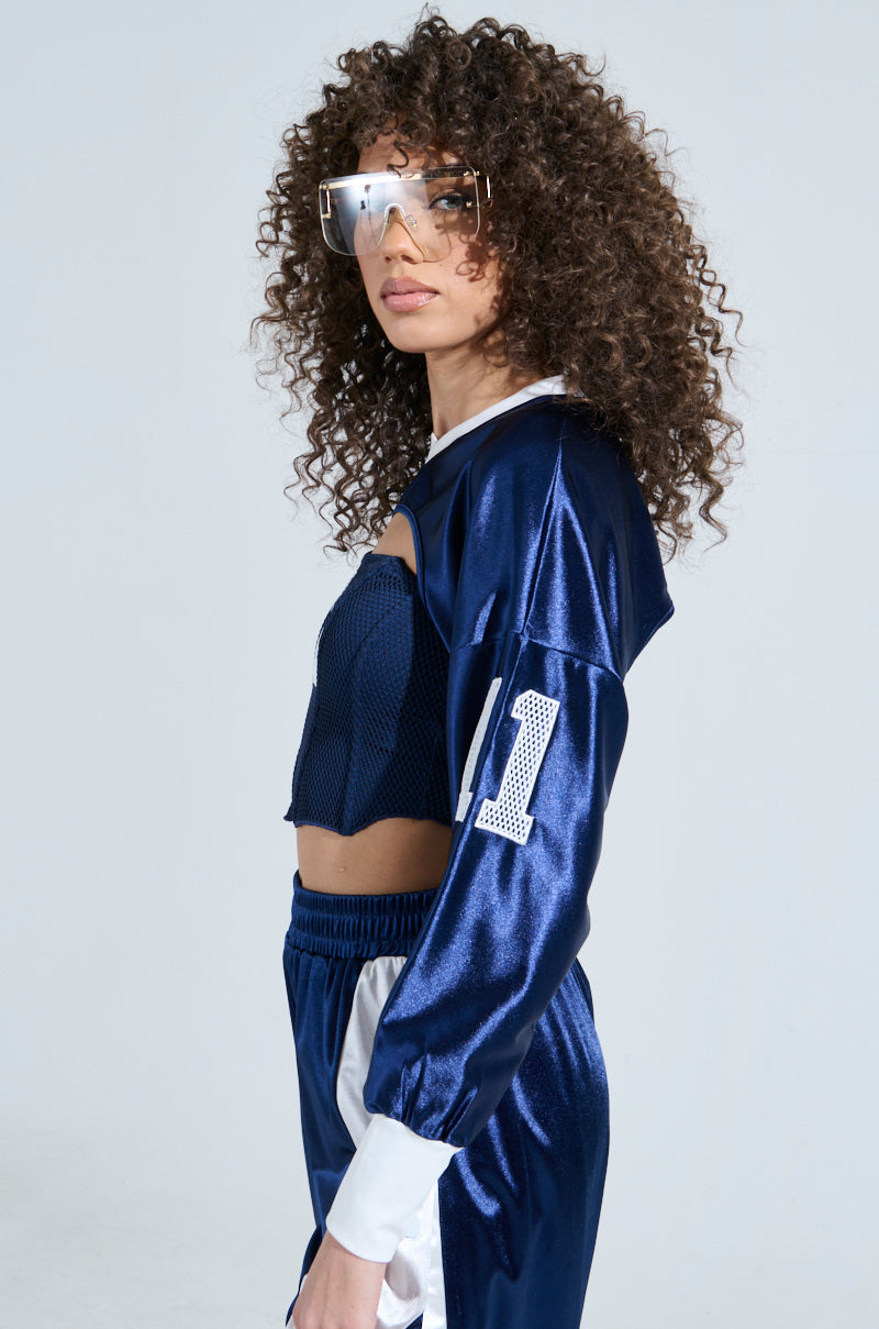 GAME TIME BOLERO SWEATSHIRT