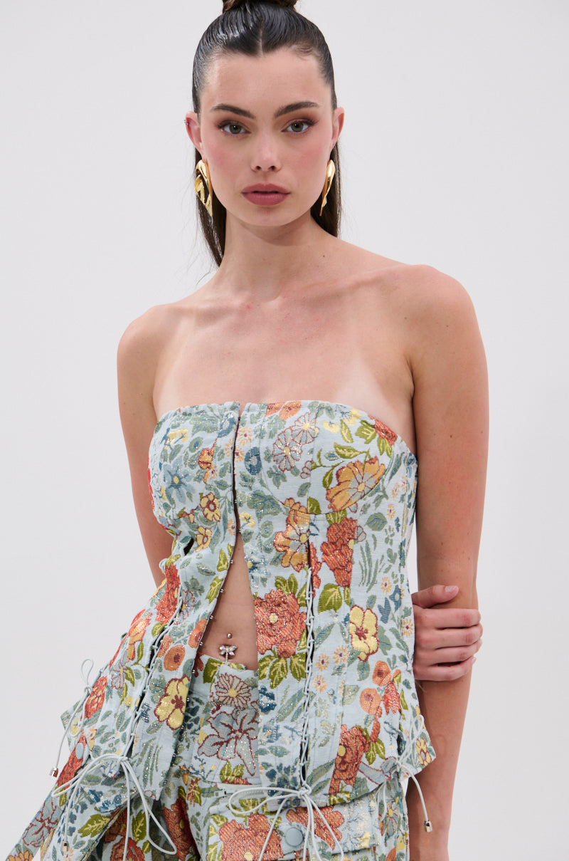 MARTHA FLORAL CORSET