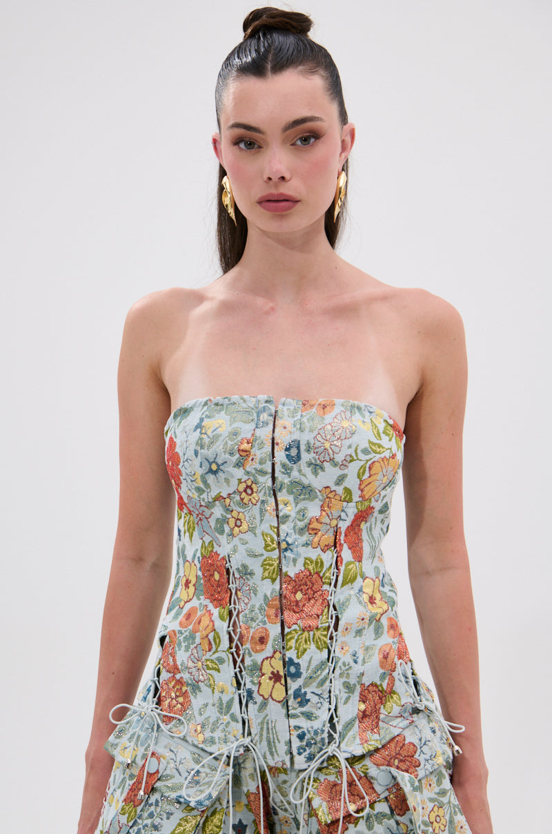 MARTHA FLORAL CORSET