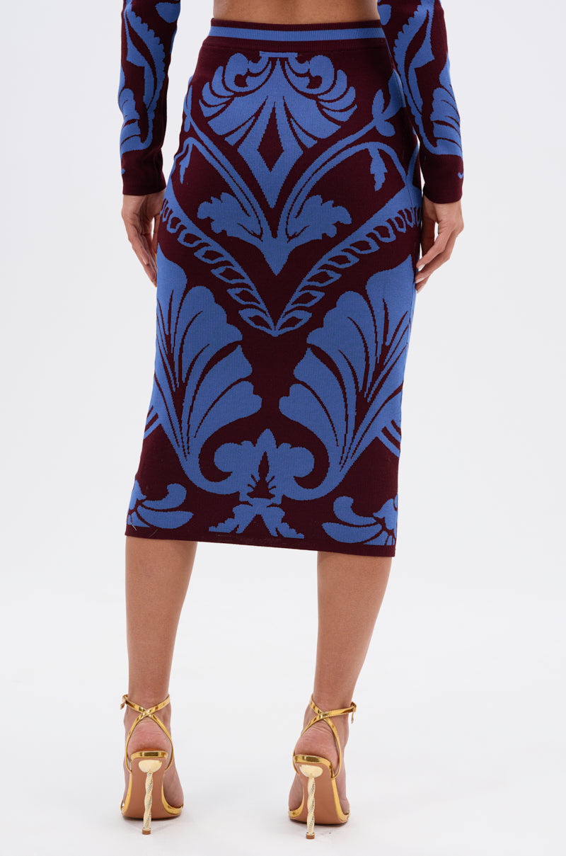 GIVE ME LOVE MIDI SKIRT
