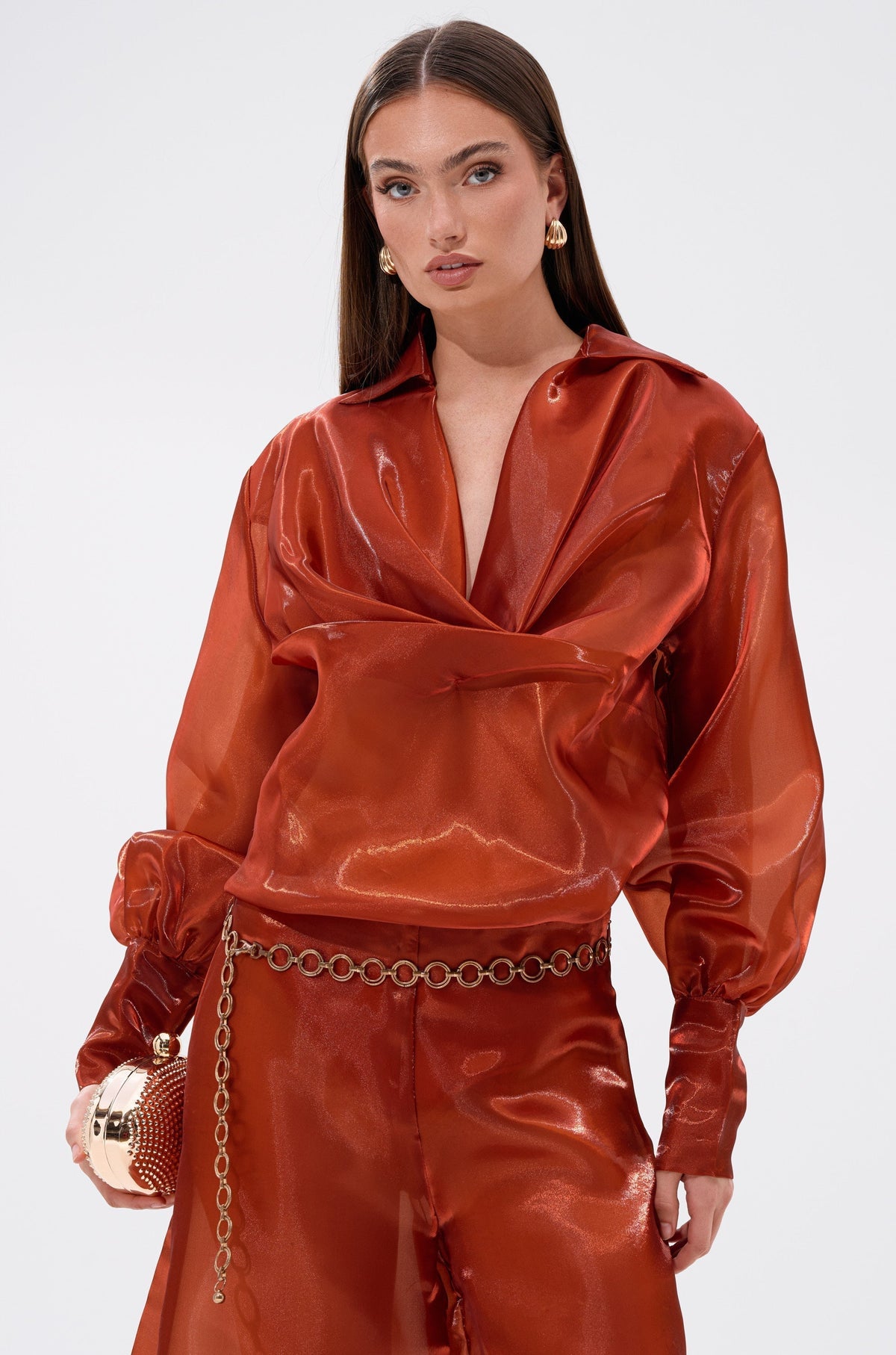 FEELING FREE CHIFFON BLOUSE