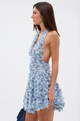 ROMY FRINGE MESH MINI DRESS