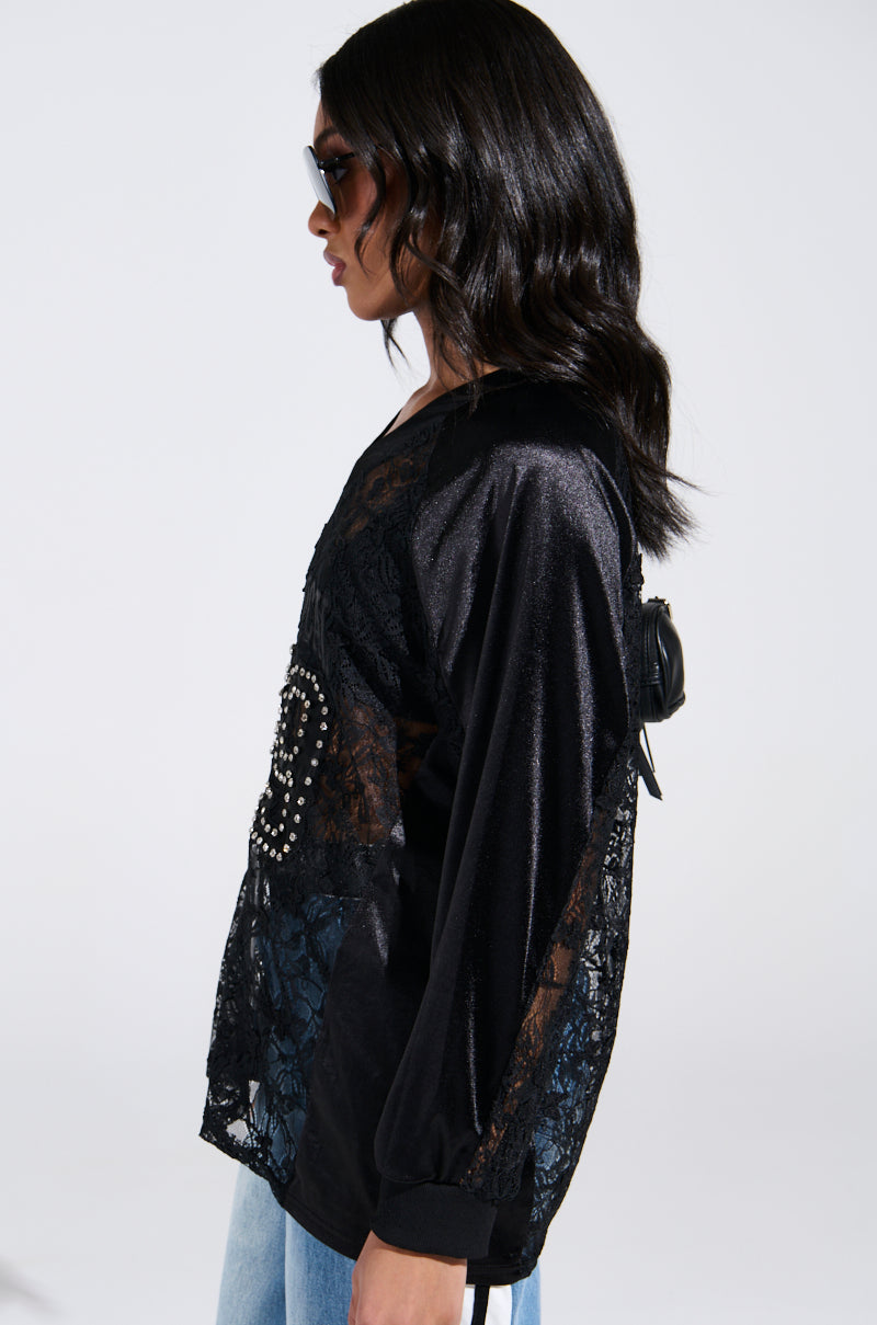 KIKI LACE JERSEY