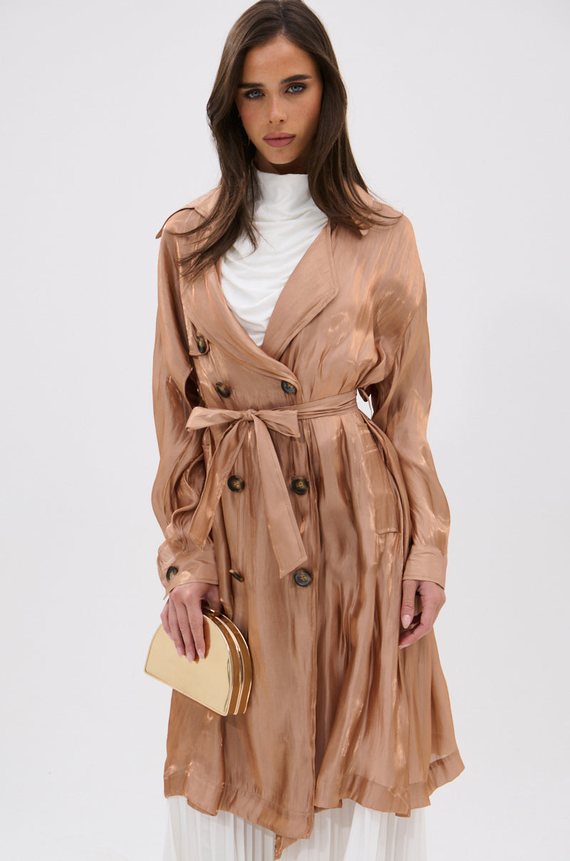 DAY TO NIGHT ORGANZA TRENCH