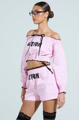 GTFOH OFF THE SHOULDER TOP