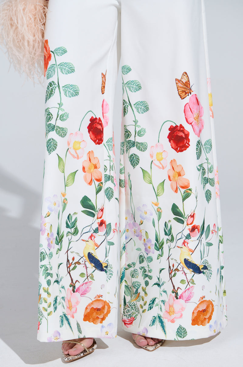 IRIS FLORAL TROUSER