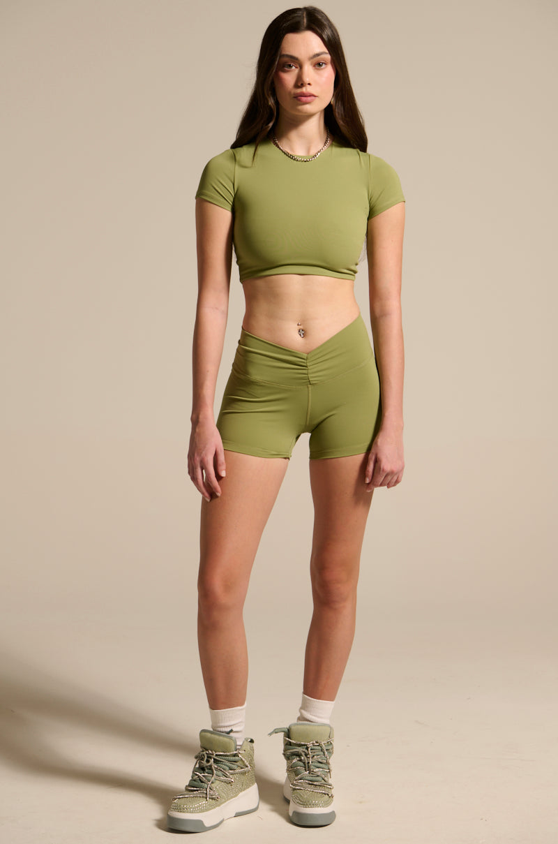 PAXTON SEXY CROPPED T SHIRT