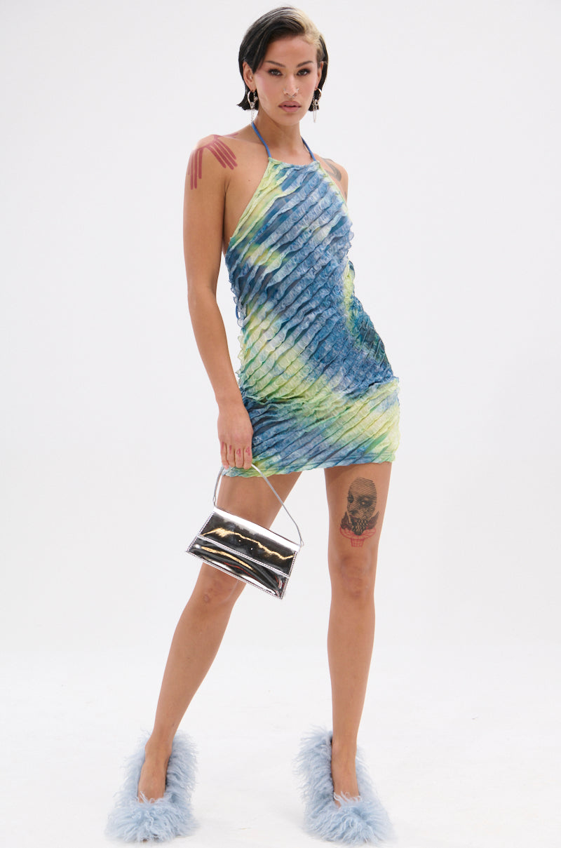 FUN N FLIRTY PRINTED MINI DRESS