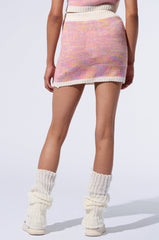 MIMI KNIT MINI SKIRT