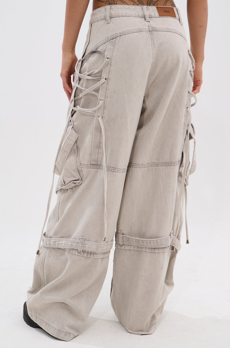 KARA DENIM CARGO PANT
