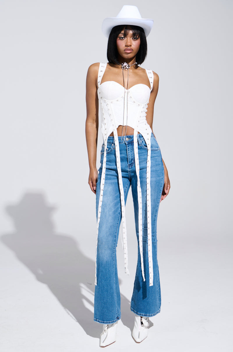 RIP YOU OFF BOOTCUT JEANS