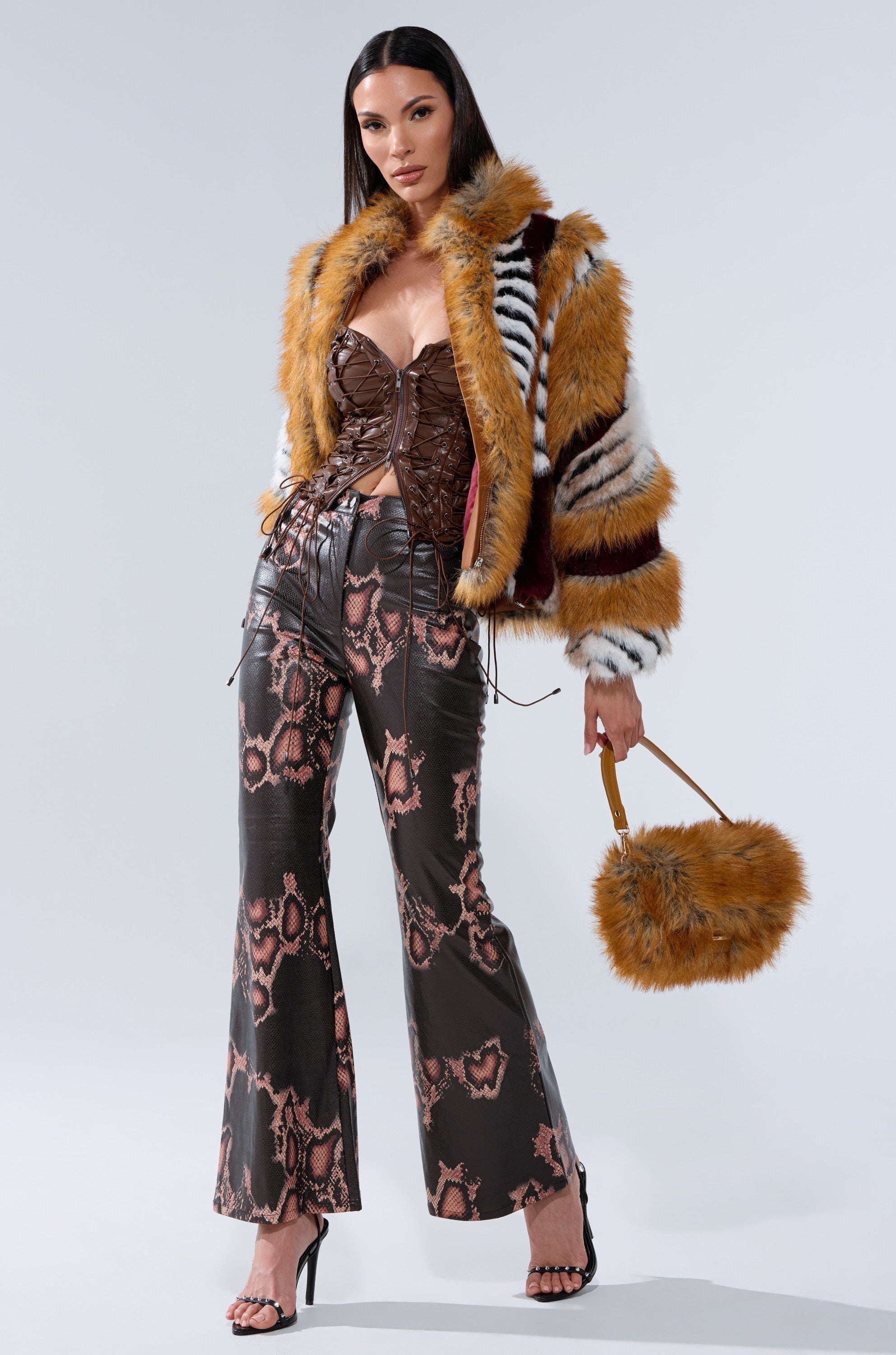 COLD BLOODED FAUX LEATHER PANTS