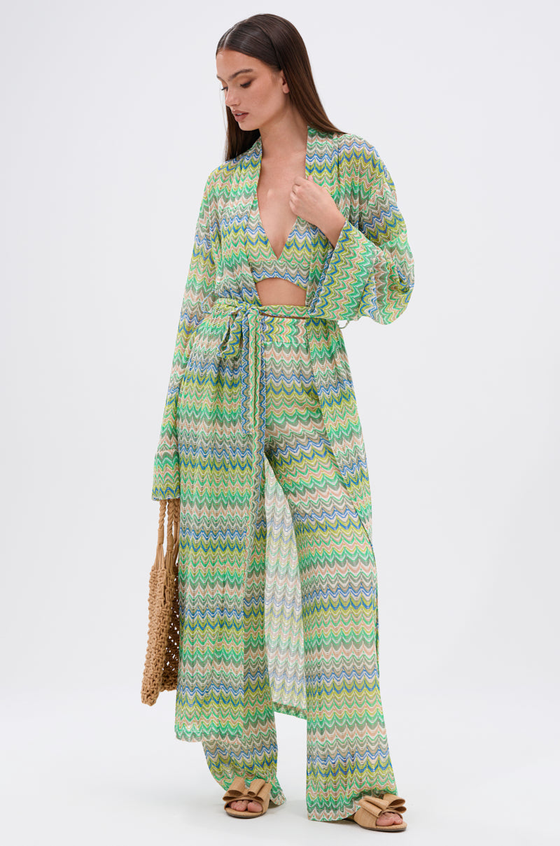 JUST A FEELING CROCHET PALAZZO PANT