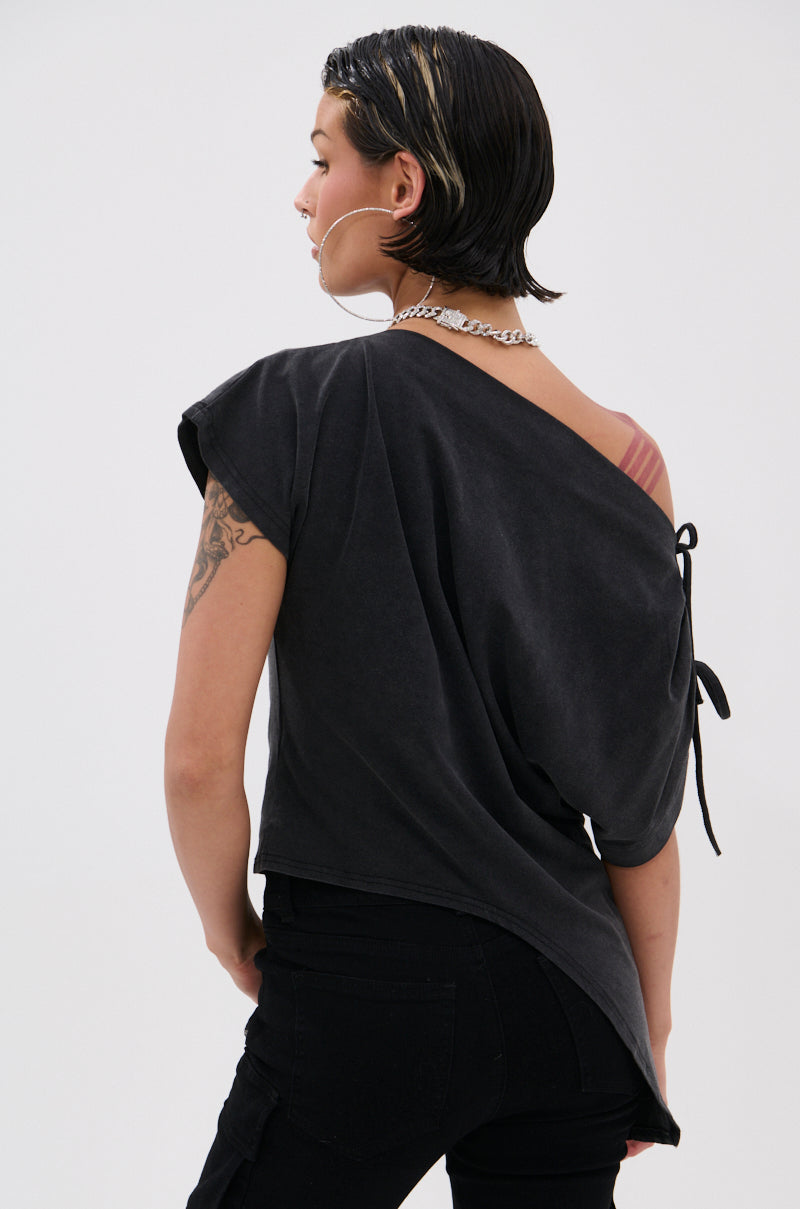 JUST BE JEALOUS OFF THE SHOULDER TEE