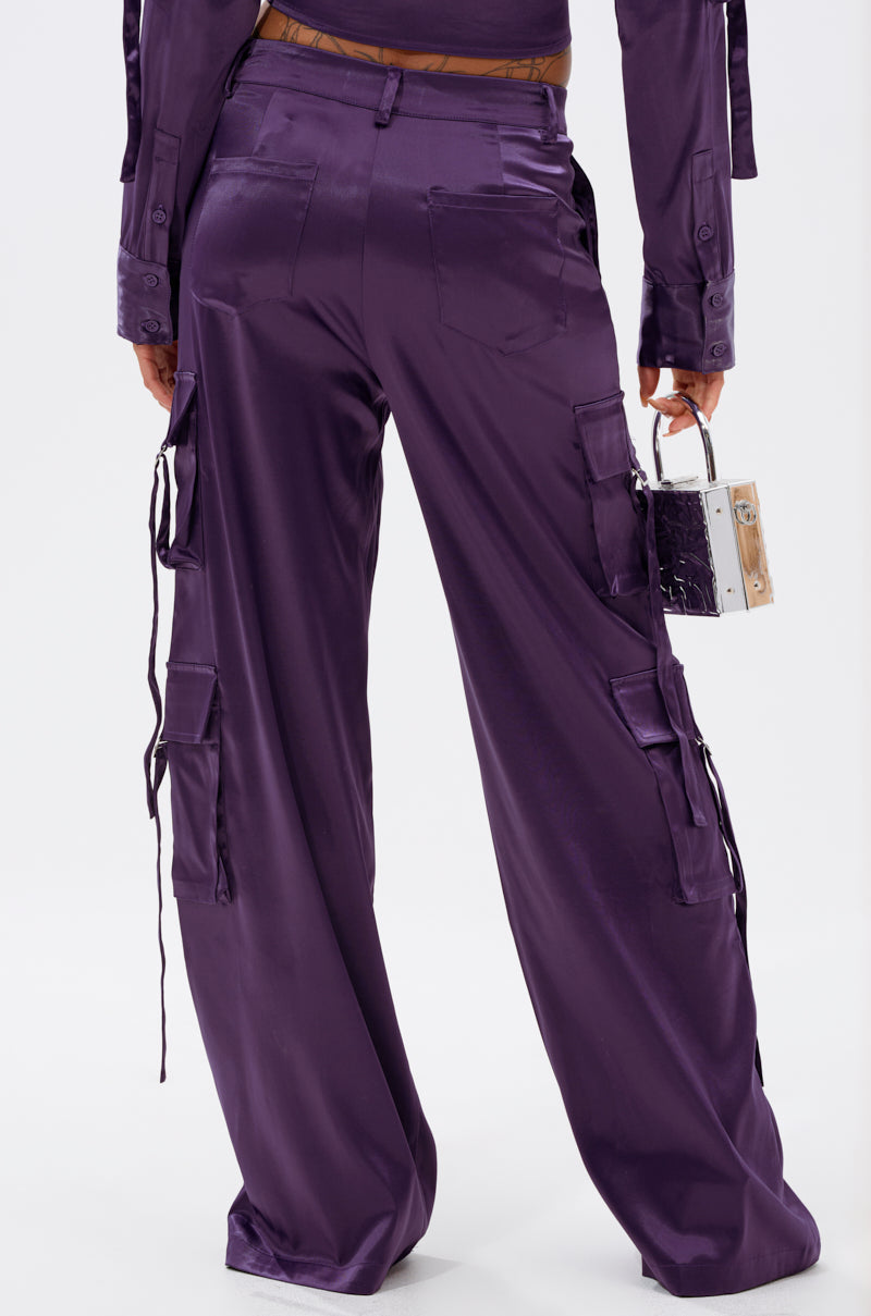 MAYBE ITS YOU SATIN TROUSER