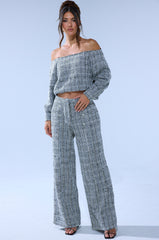 DRESSY VIBES TWEED PANT