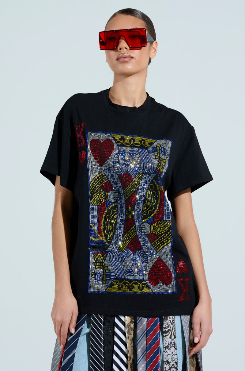 KING OF HEARTS OVERSIZED TEE