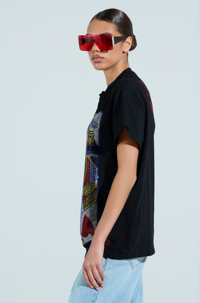 KING OF HEARTS OVERSIZED TEE