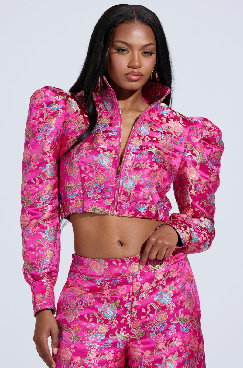 JULES BROCADE BOMBER