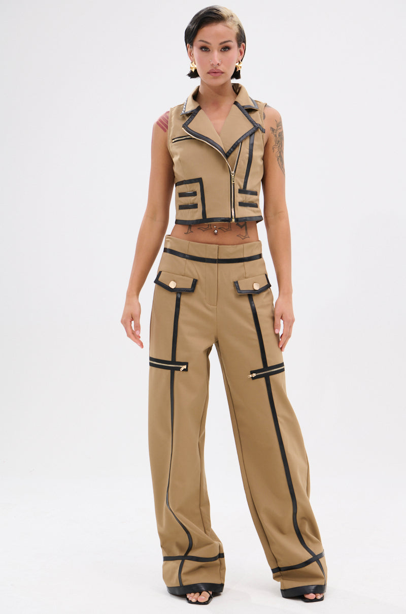 EAST HAMPTON VEST IN BROWN