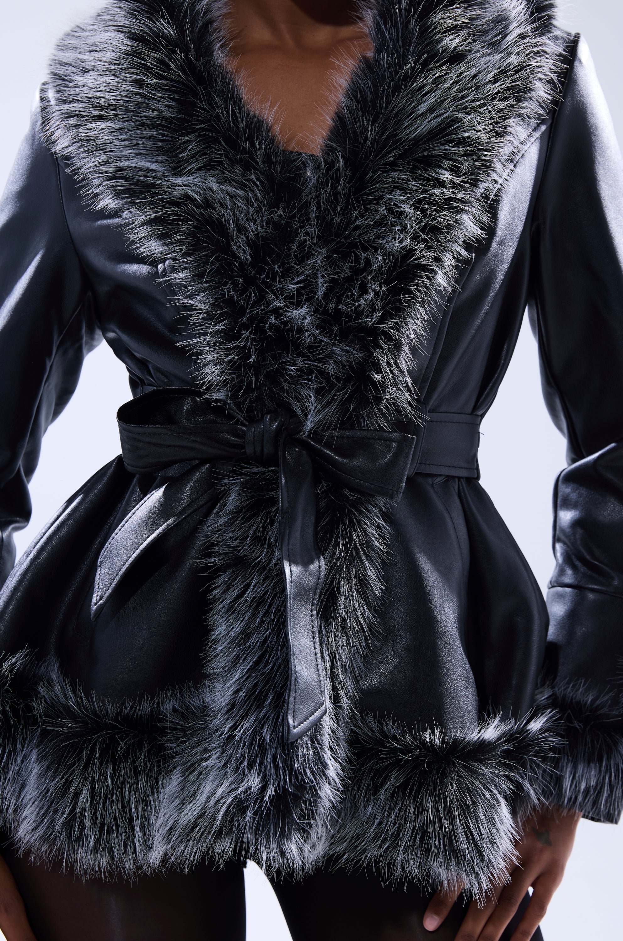 NEW KENZY FUR TRIM MOTO