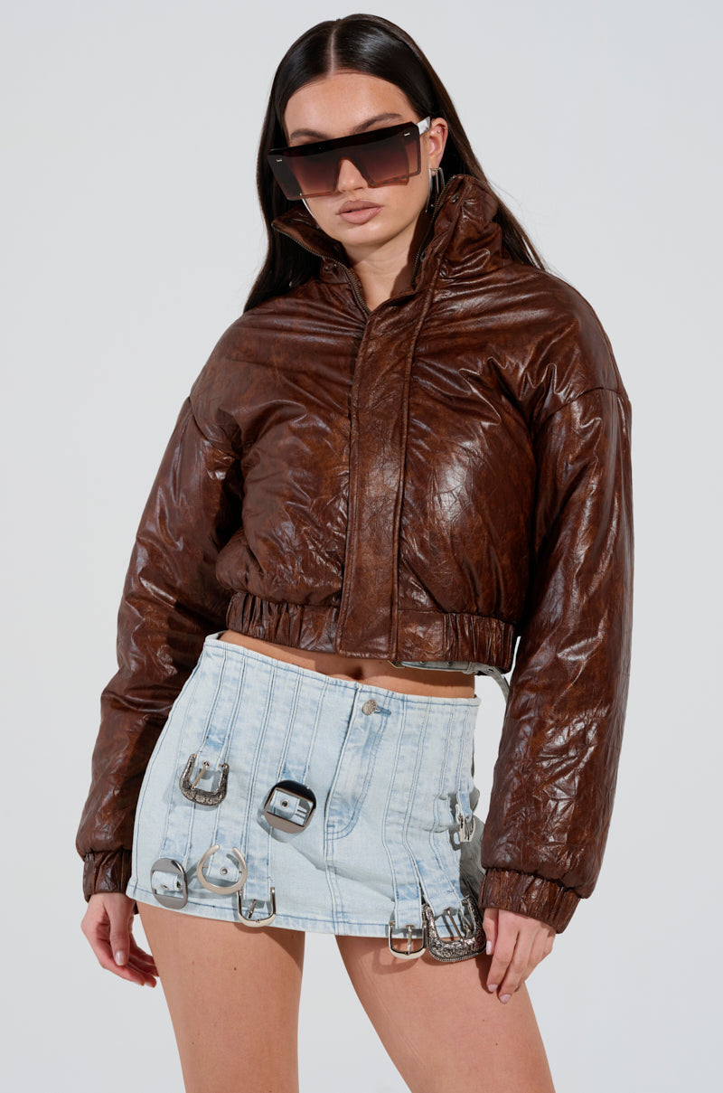 EYES OF THE NIGHT PUFFER JACKET