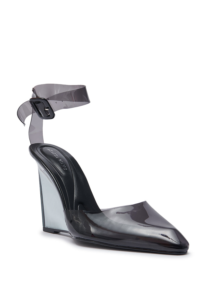 AZALEA WANG MARCO SMOKE PVC PUMP