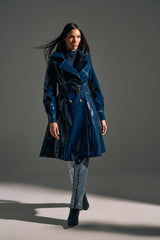 MITICA PATENT TRENCH IN NAVY