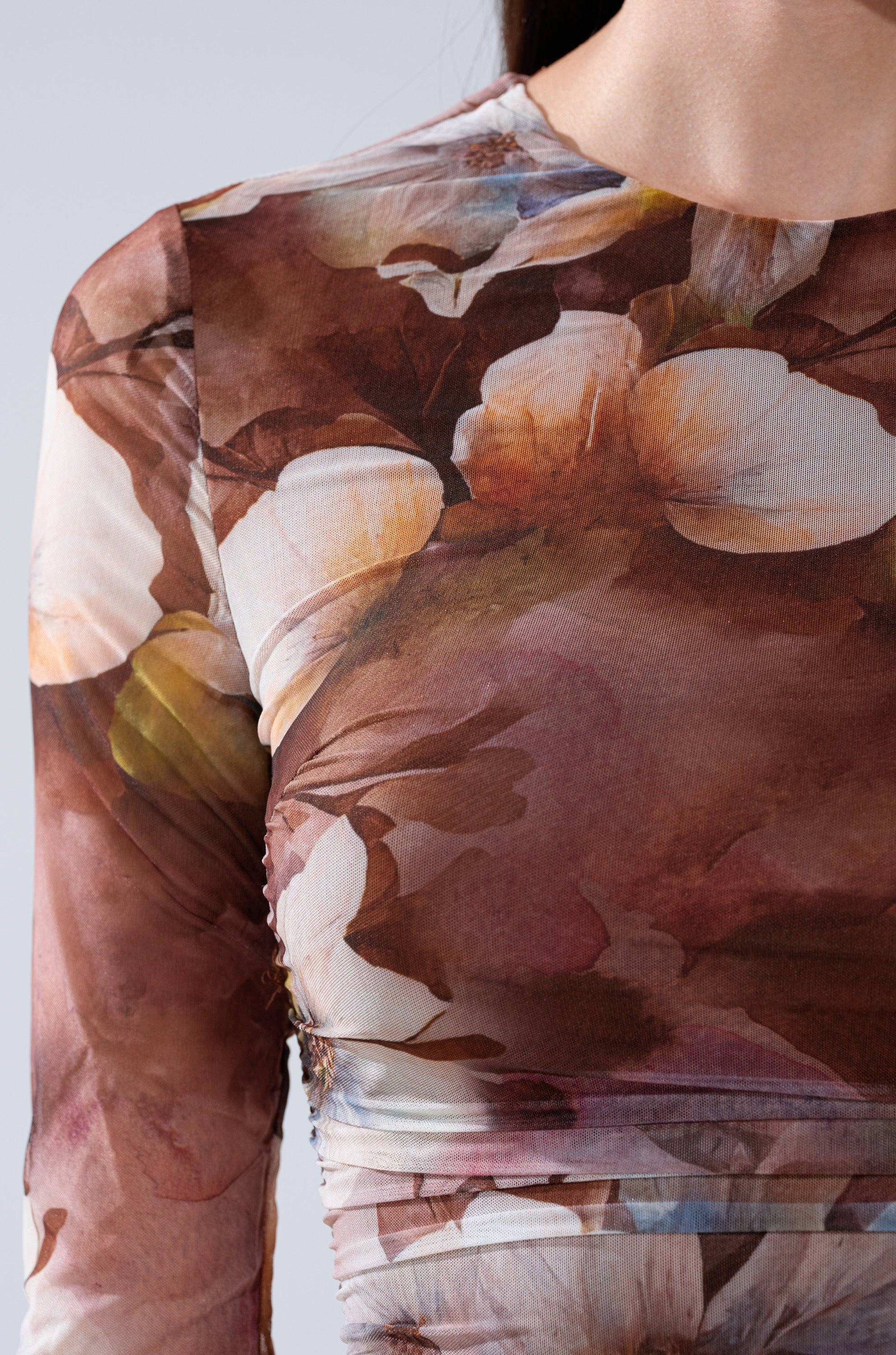 FELT CUTE PRINTED MIDI DRESS