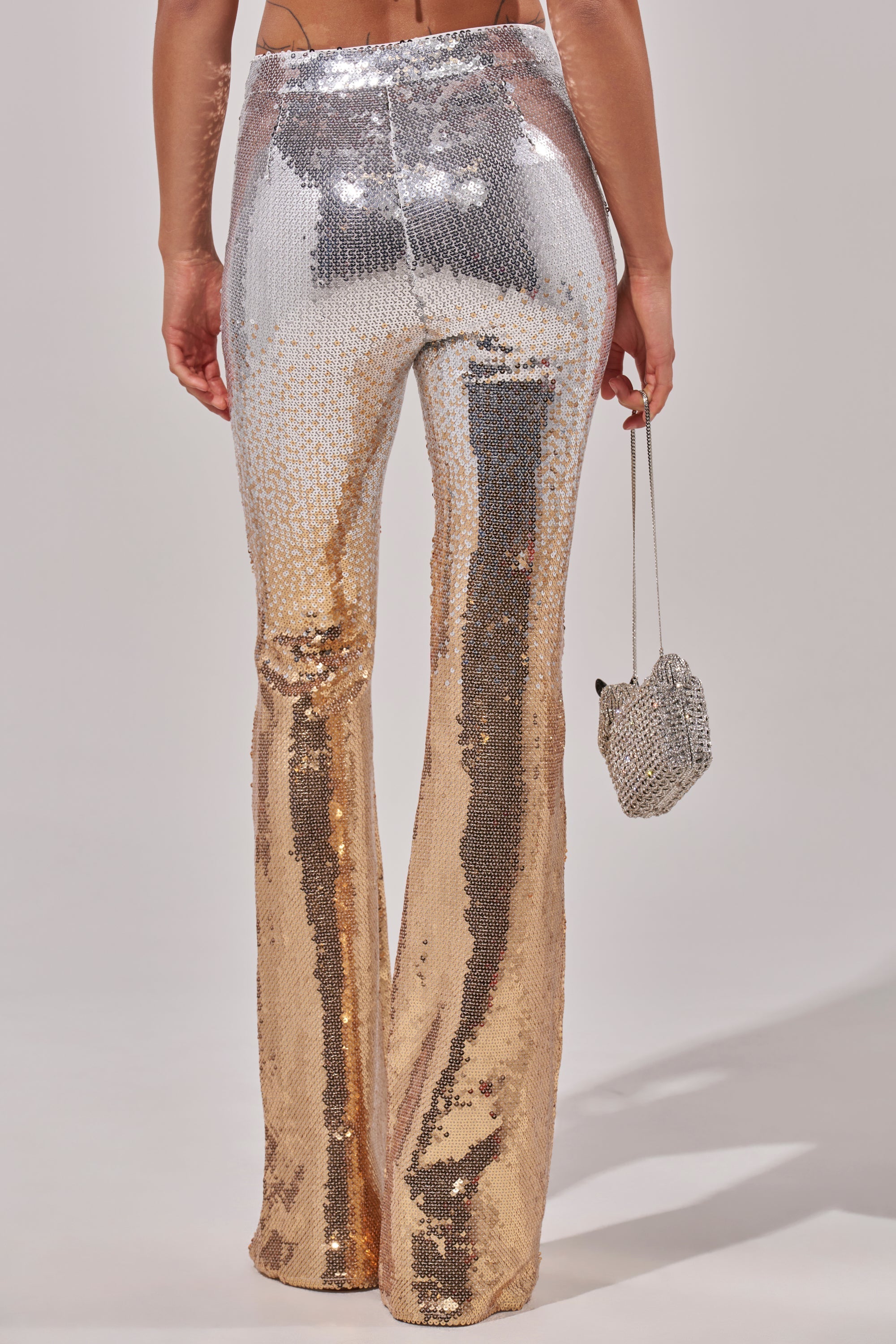 GALAXY OMBRE SEQUIN FLARE PANT