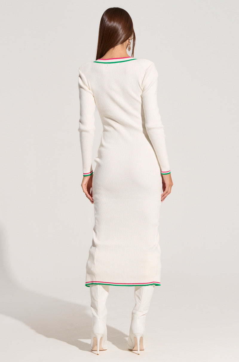 JAELYN KNIT MIDI DRESS