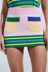 LOVE WINS MINI SKIRT