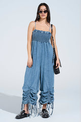 JUMPIN AROUND DENIM JUMPSUIT