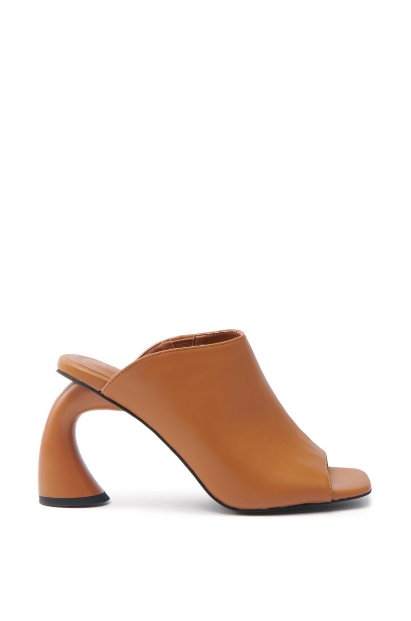 AZALEA WANG TAN SLIP ON MULE SANDAL